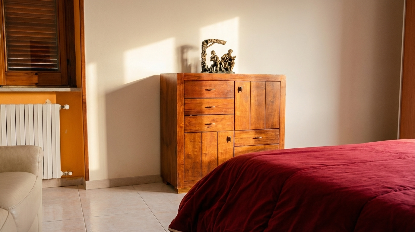 Cassettiera in legno La Dimora del Partenio