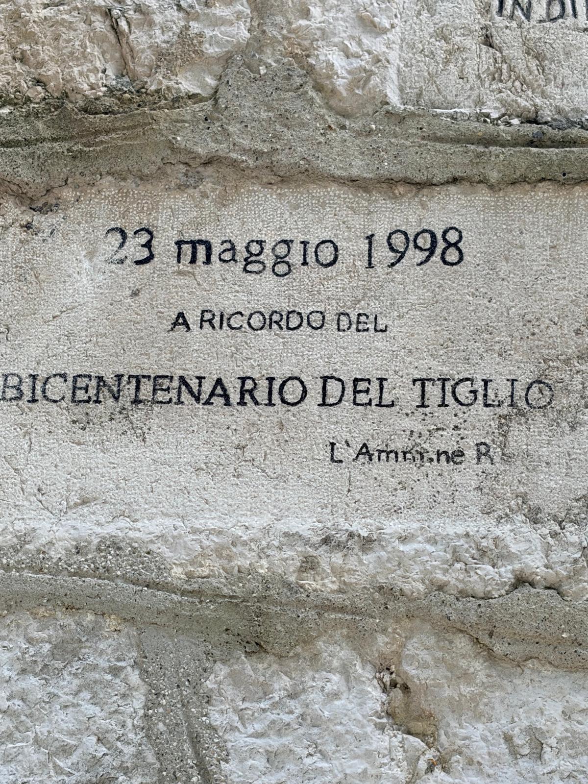 Memoriale Bicentenario Tiglio